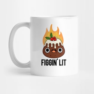 Figgin' Lit Funny Christmas Pun Mug